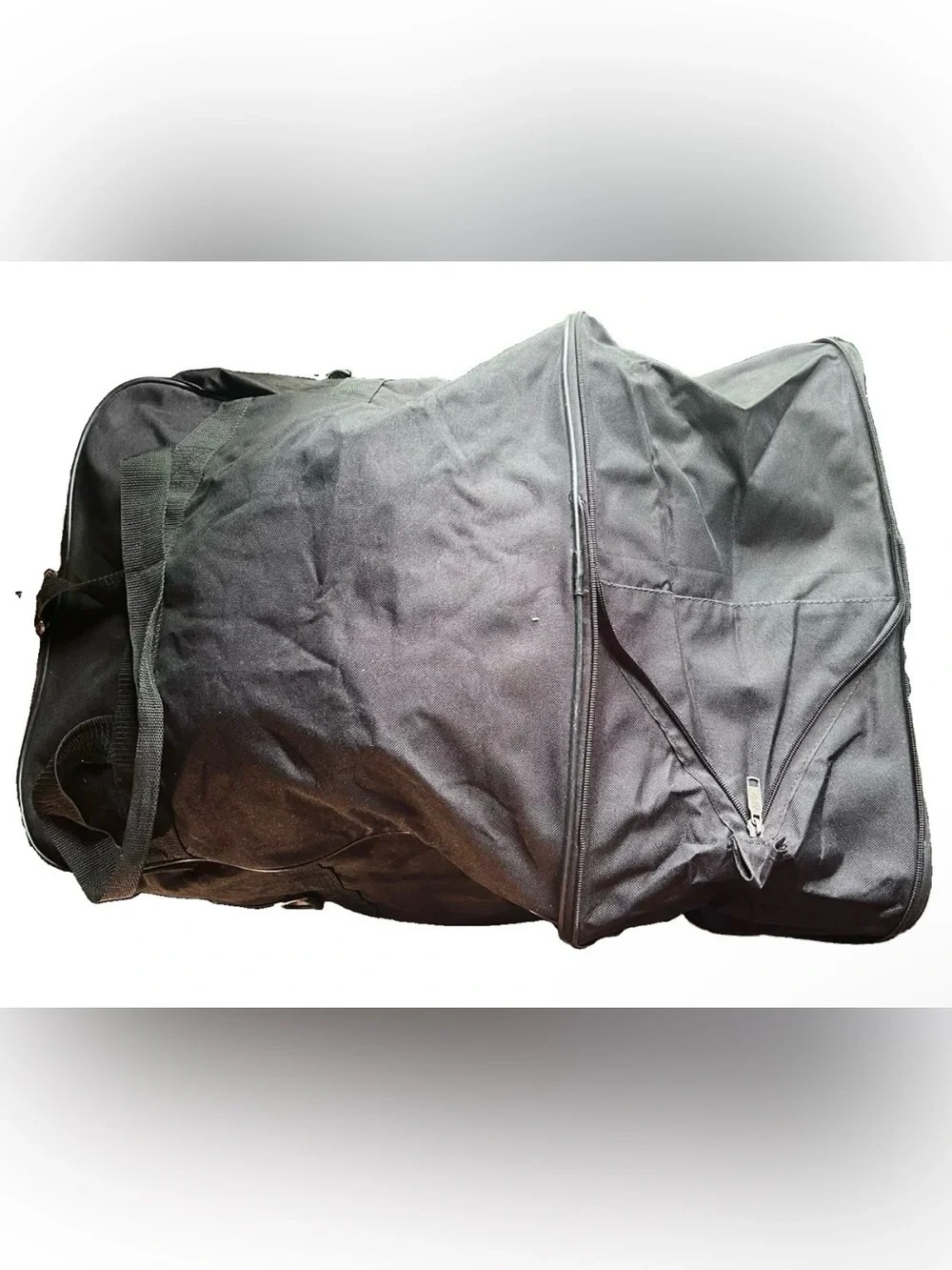 AITZ Expandable Rolling Garment Travel Bag Wheeled Luggage Black 19x19x12